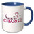 3dRose mug_181847_6 Nurse in Charge Pink Heart Stethoscope - Two Tone Blue Mug, 11oz