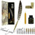 IPLETIX Calligraphy Pen Set Writing Quill Ink Dip Pen Set With Feather Ink Pen & 10Nibs & Ink & Pen Holder & Wax Seal Stick