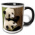 3dRose mug_70216_4"Giant panda bears, Wolong China Conservation, CHINA-AS07 POX0412 - Pete Oxford" Two Tone Black Mug, 11 oz, Multicolor