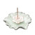 ZIFEIYU Incense Stick Burner Holder-Ceramic Decorative Lotus Incense Burner Lotus Leaf -Incense Ash Catcher Tray Light Green