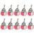 DIYhz Toggle Switch AC 5A/125V 3A/250V 6 Pin Terminals On/Off/On 3 Position DPDT Toggle Switch Mini Miniature Toggle Switch Car Dash Dashboard,10Pcs