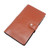 Boshiho Leather Credit Card Holder Business Card Case Book Style 90 Count Name ID Card Holder Book (Tan)