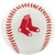 Rawlings MLB Boston Red Sox Team Logo Baseball, Official, White