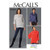 McCall's Patterns M7252 Misses' Tops, E5 (14-16-18-20-22)