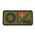LEGEEON Olive Drab OD Blood Type Morale Tactical PVC Rubber 3D Touch Fastener Patch