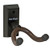 Top Stage Hardwood Home & Studio Guitar Hanger Wall Stand, (Black Finish)