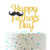Happy Father's Day Cake Topper for Happy Birthday Dad, 2019 Happy Father's Day Party Decorations (Moust)