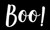 LLI Boo 2 | Decal Vinyl Sticker | Cars Trucks Vans Walls Laptop | White | 5.5 x 3.2 in | LLI1143