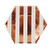 Meri Meri Rose Gold Stripe Plates (large)