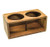Whitecap 62612 Teak Two Insulted Drink Rack