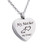 KY Engraved My Mother+My Friend Heart Memorial Urn Pendant Necklace Stainless Steel Ashes Keepsake Cremation Jewelry