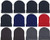 12 Pack Winter Beanie Hats for Men Women, Warm Cozy Knitted Cuffed Skull Cap, Wholesale