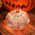 hvfun Rosegold Thanksgiving Decorative Artificial Pumpkins-Mercury Glass Light up Pumpkin with Timer- Table Centerpieces for Home Decor