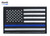 JBCD 2 Pack American Thin Blue Line Flag Patch USA Police Flags Tactical Patch Pride Flag Velcro Patch for Clothes Hat Patch Team Military Patch