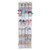 Bleiou Shoes Organizer Over The Door,24 Large Mesh Pocket Hanging Shoes, Dress, Sneakers or Cosmetic Organizer (White)