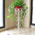 Wrought Iron Plant Stands Indoor Outdoor,Metal Tall Plant Stand Iron Flower Stand,Flower Pot Holder Flower Pot Stand Flower Pot Supporting,Plant Holders Plant Rack Potted Plant Stand(White,23.6in)