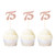 Ercadio Rose Gold 75th Birthday Cupcake Toppers Glitter Number 75 Cupcake Picks Anniversary Birthday Party Cake Decorations 24 PCS