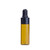 100Pcs 5ML Refillable Amber Glass Essential Oil Bottles Eye Dropper Vials Perfume Cosmetic Liquid Aromatherapy Lotion Sample Storage Containers Jars with Eye Dropper Dispenser, Black Aluminum Cap