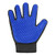 Pet Hair Remover Glove - Gentle Pet Grooming Glove Brush - Efficient Deshedding Glove - Massage Mitt with Enhanced Five Finger Design - Perfect for Dogs & Cats with Long & Short Fur