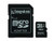 Kingston Digital 16 GB Class 4 microSDHC Flash Card with SD Adapter (SDC4/16GBET)
