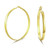 WOWSHOW Large Big Gold Hoop Earrings Wide Flat Hoop Earrings Thick Hoops for Women