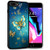 for iPhone 8, iPhone 7, iPhone SE 2 (2020), Durable Protective Soft Back Case Phone Cover, HOT12154 Blue Butterfly