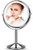 JOMARTO Makeup Mirror with Light,10X Magnification Makeup Mirror, Vanity Mirror,Double Sided Dimmable Cosmetic Mirror with Touch Control 360°Rotation Battery Powered, Lighted Makeup Mirror