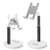 Cell Phone Stand, Adjustable Phone Holder Stand for Desk, Compatible with All Mobile Phones,iPhone,Samsung,Pixel,iPad,Tablet (Black)