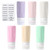 Travel Bottles TSA Approved Containers 3oz Leak Proof Silicone Travel Bottles Toiletries Containers with labels for Shampoo Conditioner Lotion Face Body Wash 6pcs