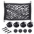 Suuonee Car Trunk Net, Car Trunk Side Cargo Luggage Elastic Storage Net Mesh Pocket Organizer(3319cm)