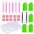 PP OPOUNT 24 Pieces Diamond Painting Tools 5D DIY Diamond Painting Accessories Diamond Cross Stitch Kits with 28 Slots Diamond Embroidery Box for DIY Art Craft