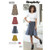 Simplicity Creative Patterns Simplicity Pattern 8220 Misses' Easy-to-Sew Skirt in Three Lengths Size: H5 (6-8-10-12-14)