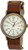 Timex Men's TW2P85700 Weekender 40 Antiqued Brass/Brown Leather Slip-Thru Strap Watch