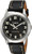 Timex Men's TW2R22800 New England Black/Silver Leather Strap Watch