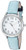 Timex Women's TW2R62900 Easy Reader 30mm Blue/Silver-Tone Leather Strap Watch