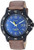 Timex Men's TW4B14600 Expedition Gallatin Solar Brown/Black/Blue Leather Strap Watch
