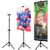 Double Easel Stand Floorstanding Sign Stand,Poster Holder Tripod Poster Frame Double-Sided Poster Stand,Movie Poster Board