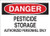 Brady 84107 Self Sticking Polyester Admittance Sign, 7" X 10", Legend "Pesticide Storage Authorized Personnel Only" Brady 84107 Self Sticking Polyester Admittance Sign, 7" X 10", Legend "Pesticide Storage Authorized Personnel Only"
