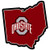 NCAA Siskiyou Sports Fan Shop Ohio State Buckeyes Home State 11 Inch Magnet One Size Team Color