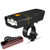 Gyhuego USB Rechargeable Bike Light Front, Super Bright 3 Led 3000 Lumens, Runtime 10hrs Waterproof Bicycle Headlight and Taillight, Free Bike Tail Light, Cycling Safety Flashlight