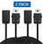 NAHAO NES/SNES Classic Controller Extension Cable 3M/10ft (2-Pack) Wiiu Controller Extender Compitable With Nintendo Super NES Classic Edition (2017) and Mini NES Classic Edition Controller (2016)