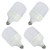 ETOPLIGHTING [4-Pack] Shatter-Proof 30W LED Light Bulb with 15000 Life Hours, Edison E26/E27 Base, Garages, Work Sites, Home, Photo Studio, APL1485, Daylight White 6000K