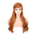 Morvally Womens Light Brown Long Wavy Prestyled Wig with Bang for Princess Cosplay Costume Halloween Party