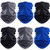 6 Pieces Summer Face Cover UV Protection Neck Gaiter Scarf Sunscreen Breathable Bandana