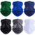 6 Pieces Summer Face Cover UV Protection Neck Gaiter Scarf Sunscreen Breathable Bandana