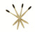 Biodegradable Eco-Friendly Charcoal Infused Bristle Bamboo Toothbrush - Pack of 4