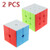 2x2 3x3 Stickerless Magic Cube Puzzle Speed Cube Set, 2x2x2 3x3x3 Magic Cube Set Puzzle Educational Toys 2 Pack