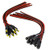 TOUHIA DC Power Pigtail Cable, 12V 5A Male & Female Connectors for CCTV Security Camera and Lighting Power Adapter(10 Pairs)