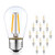 Bulbstring S14 2W Dimmable LED Edison Light Bulbs for Outdoor String Lights Filaments Lighting - 2 Watt LED Cafe Replacement Bulbs Replace 20W/25W Incandescent Bulb Lights - E26 Base - 2700K - 15 Pack