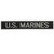 US Marines Tab 3D PVC Military Tactical Patch with Hook Fastener by uuKen Tactical Gear (Black)